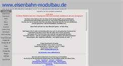 Desktop Screenshot of eisenbahn-modulbau.de